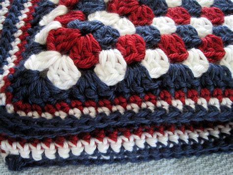 Blue/red/white Crochet Mini.